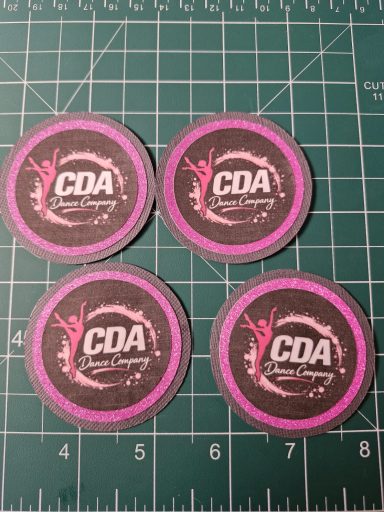 Card cupcake toppers