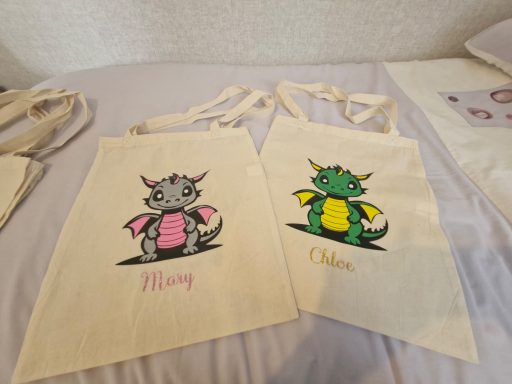 Personalised tote bag