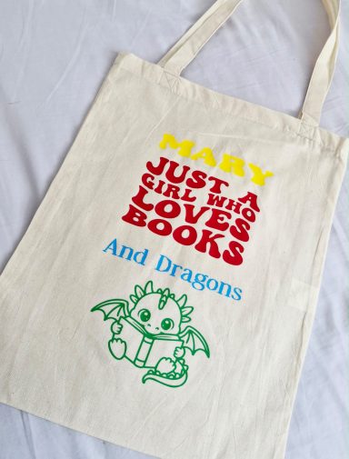Personalised tote bag