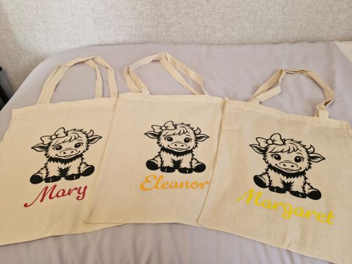 Personalised tote bag